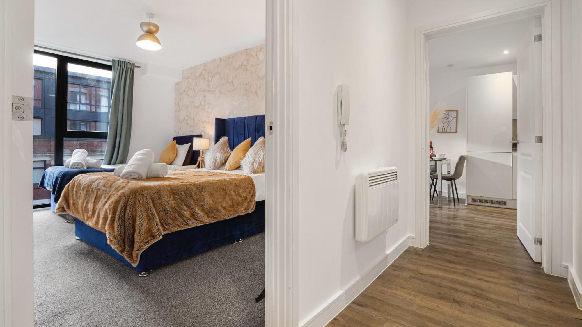 Oceanic Bliss- 2 Bed 2 Bath Free Park Netflix Apartment Birmingham