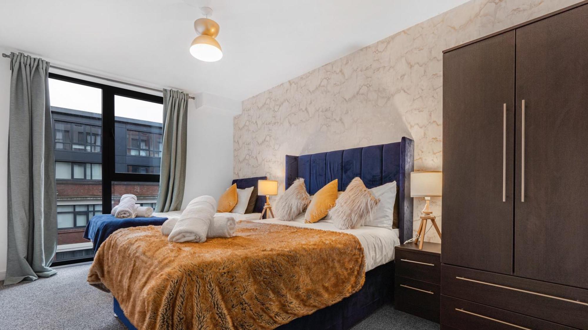 Apartment Oceanic Bliss- 2 Bed 2 Bath Free Park Netflix Birmingham