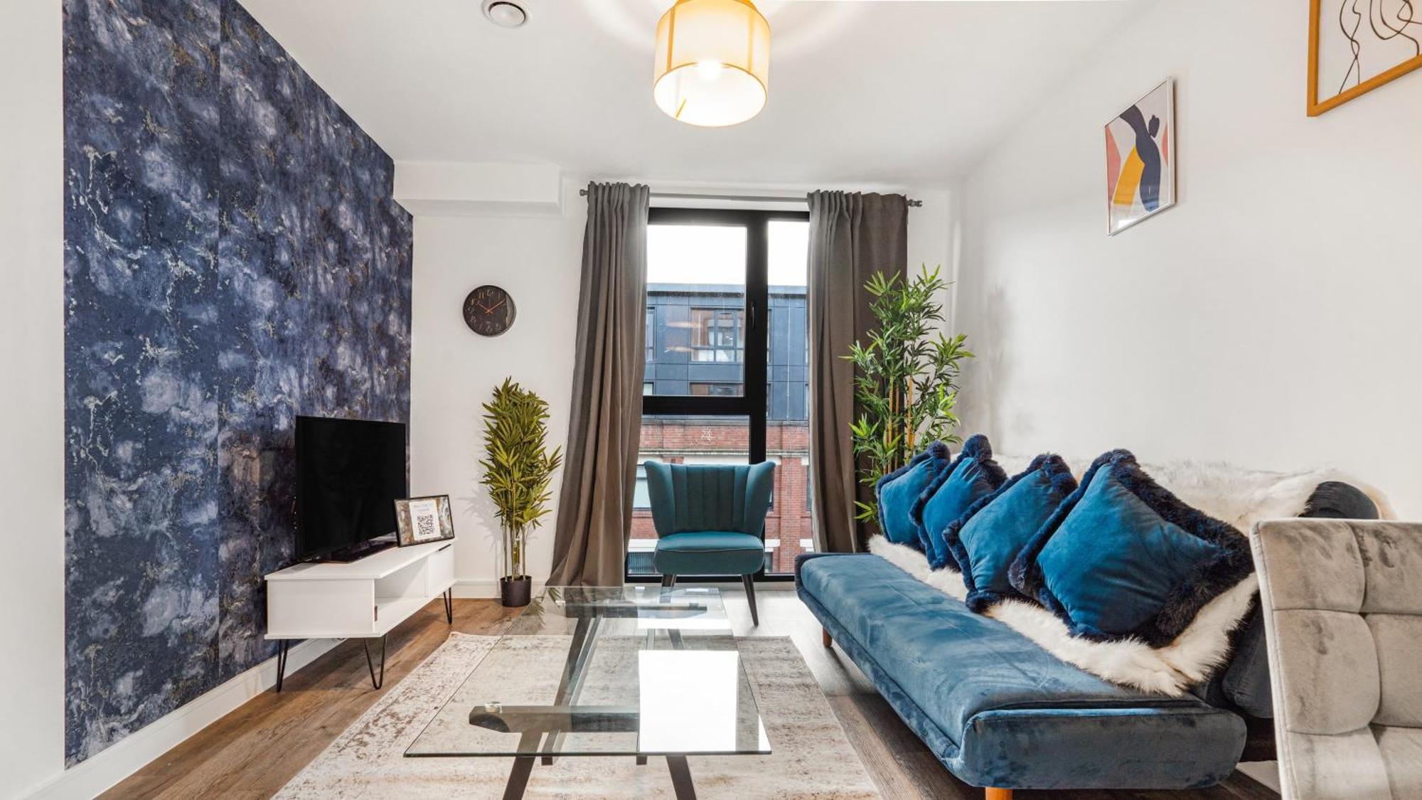 Oceanic Bliss- 2 Bed 2 Bath Free Park Netflix * Birmingham